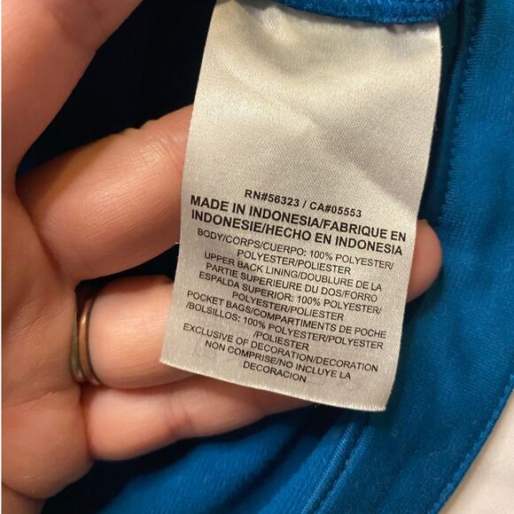 NFL Miami Dolphins Dri-FIT 1/4 Zip Pullover Nike Blue Large - Picture 4 of 6